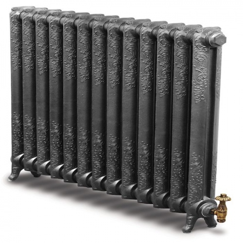 Rococo Cast Iron Radiator 660mm Single Column